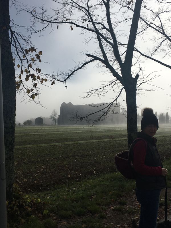 We meet all kinds of weathers in Tuscany!